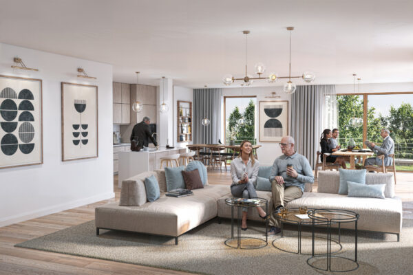 Senioren Quartier Dörentrup 3D-Visualisierung Formgrafik
